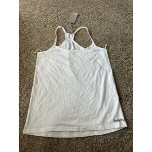 Bench Womens White Tank Active wear size Small Pull Over Relaxed Comfortable